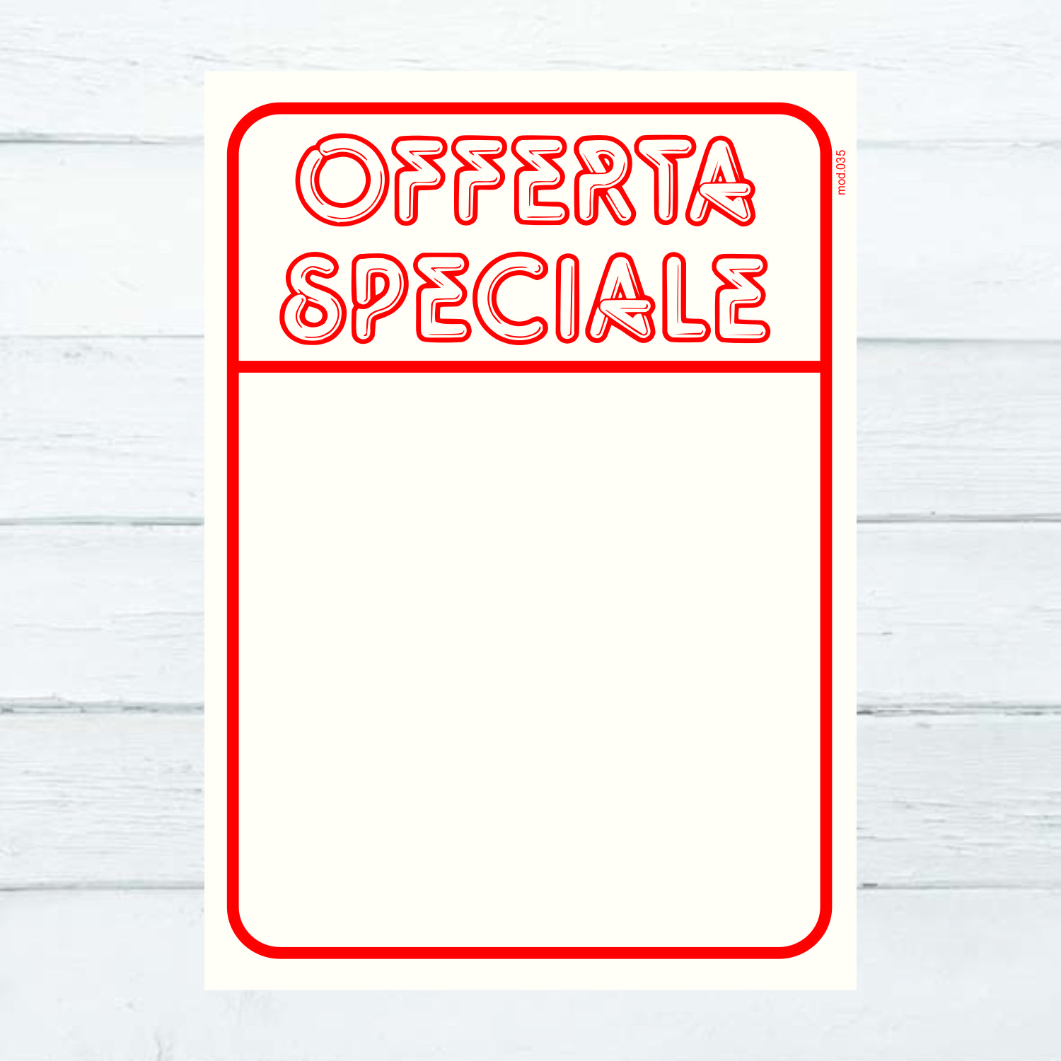 Segnaprezzi Kristalprix Fluo in PVC "Offerta Speciale" - immagine 6