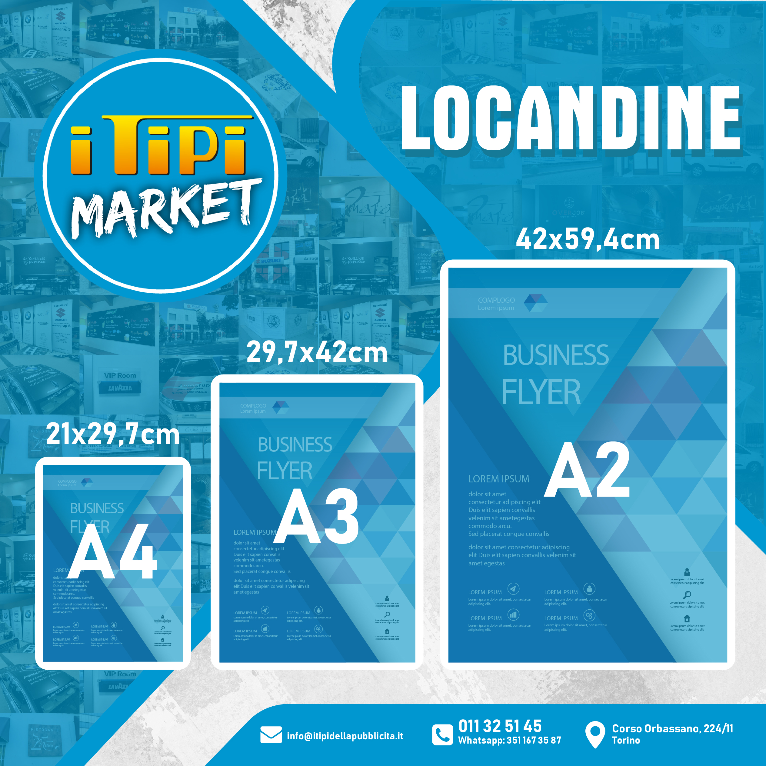 Stampa locandine A2, A3 e A4